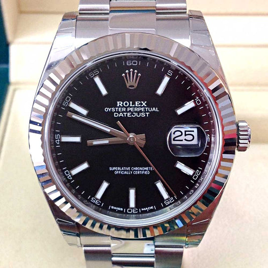 Datejust 41 ''Black Dial’' Oyster