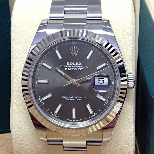 Datejust 41 ‘'Rhodium Dial’’ Oyster