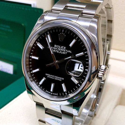 Datejust 36 ‘'Black Dial’’ Oyster