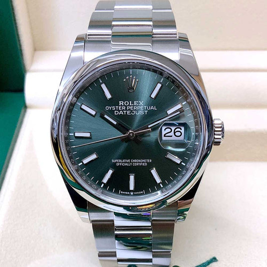 Datejust ‘'Mint Green Dial’’ Oyster
