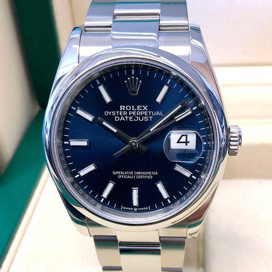 Datejust 36 ‘'Blue Baton Dial’’ Oyster