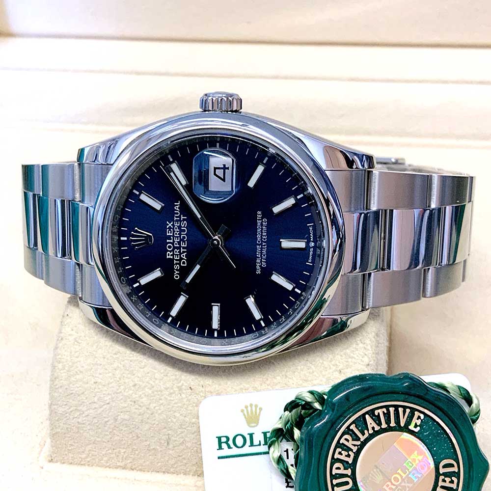 Datejust 36 ‘'Blue Baton Dial’’ Oyster