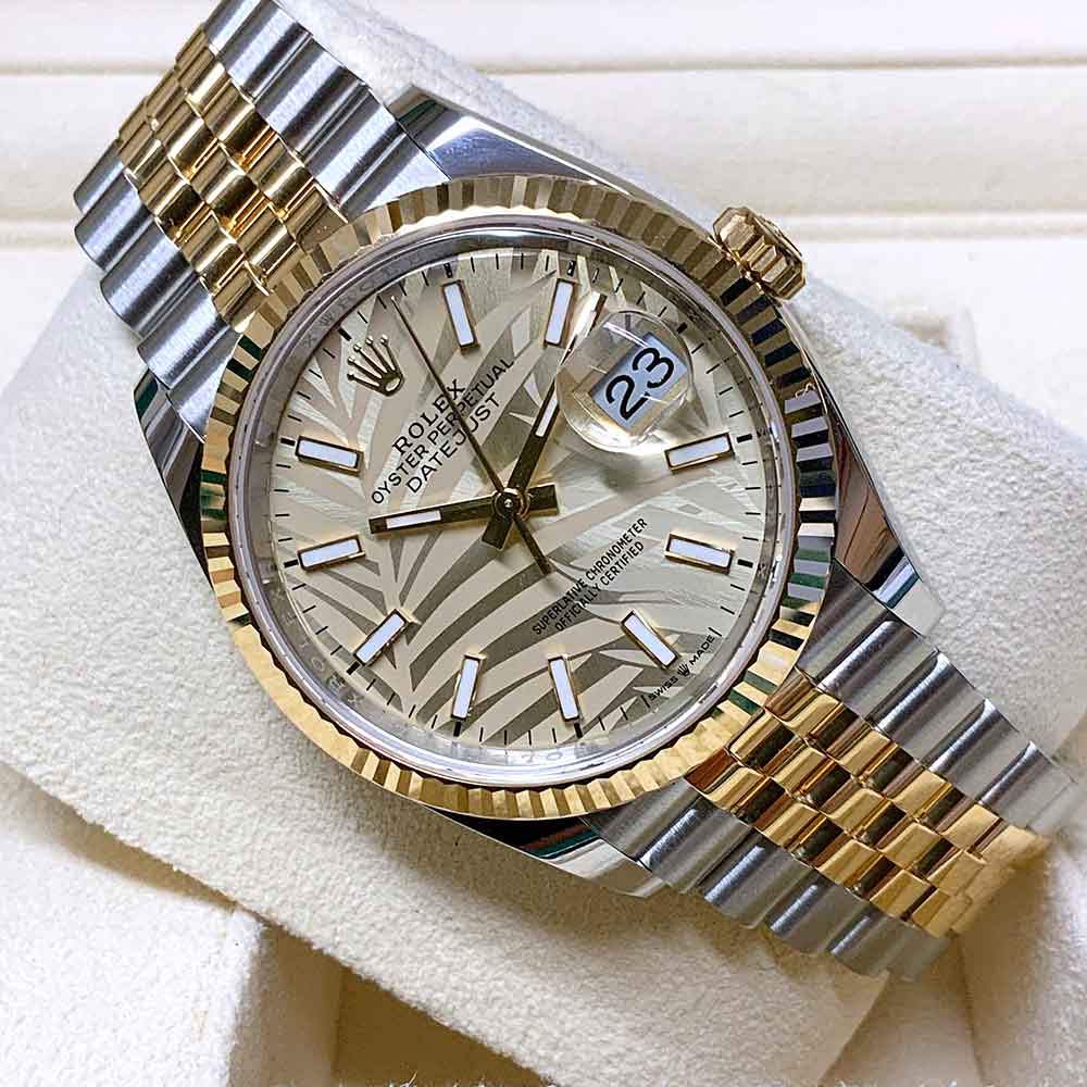 Datejust 36 ‘'Palm Motif Dial’’