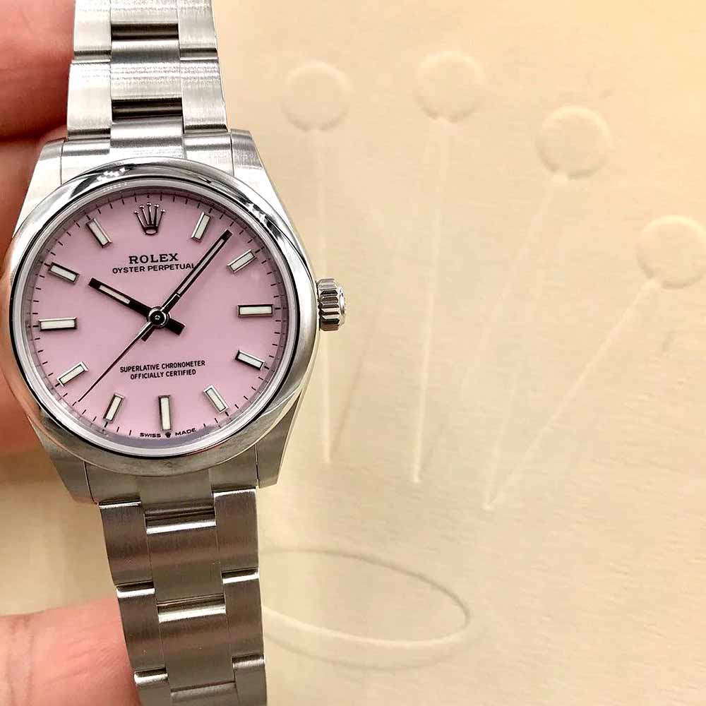 Oyster Perpetual Candy Pink