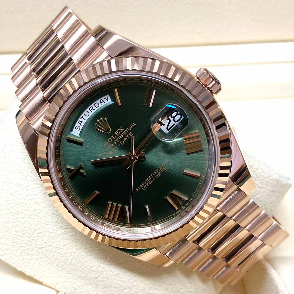 Day-Date 40 ‘'Green Dial’’ Rose Gold